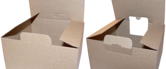 Cutie de carton cu autoformare